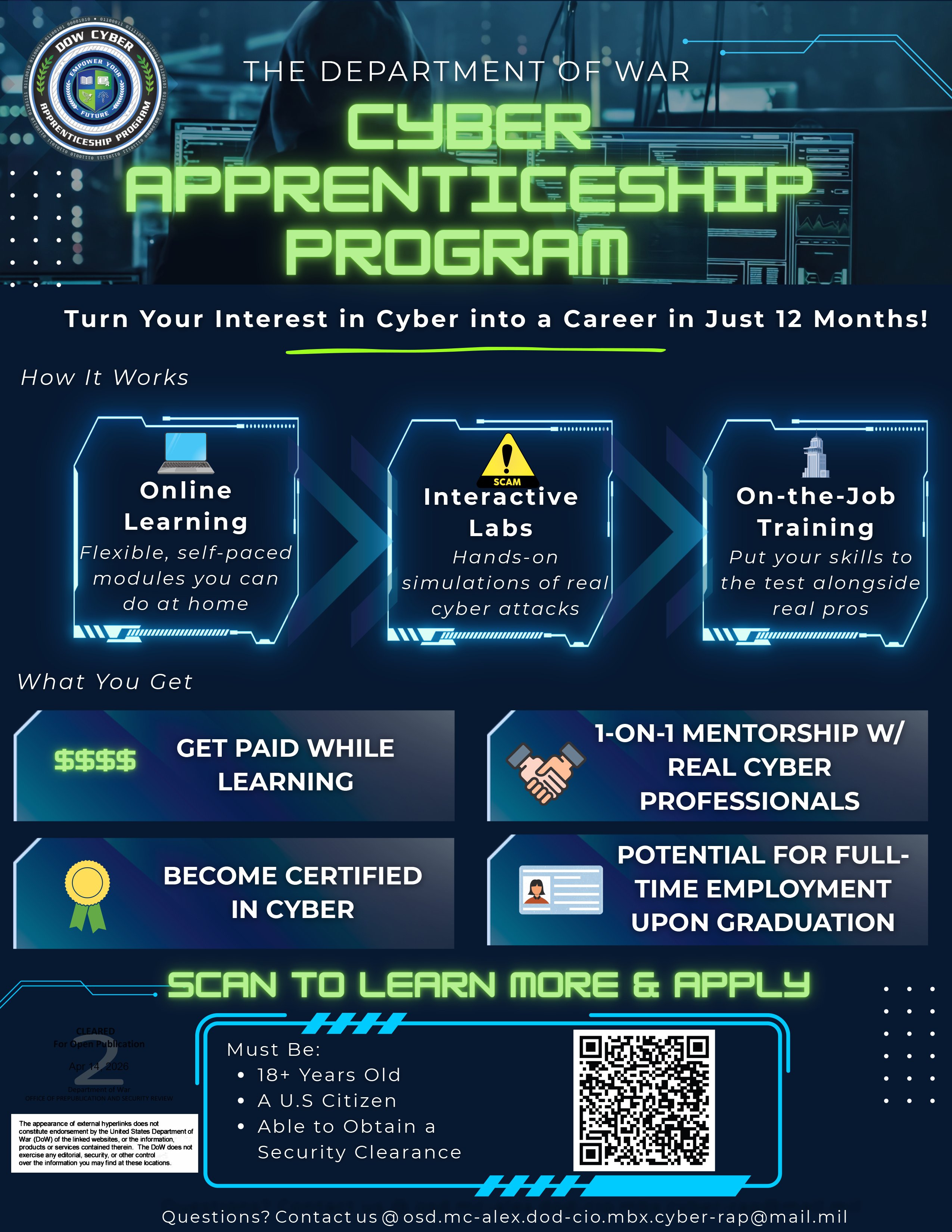 Cyber Apprenticeship Program